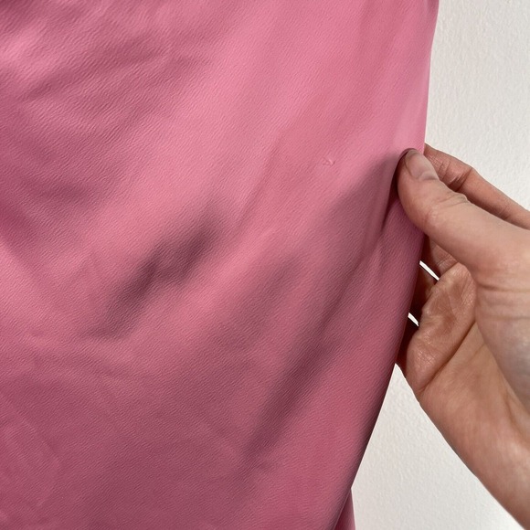 Urban Outfitters Pink Satin‎ Slip Dress Women's Small - Picture 7 of 9